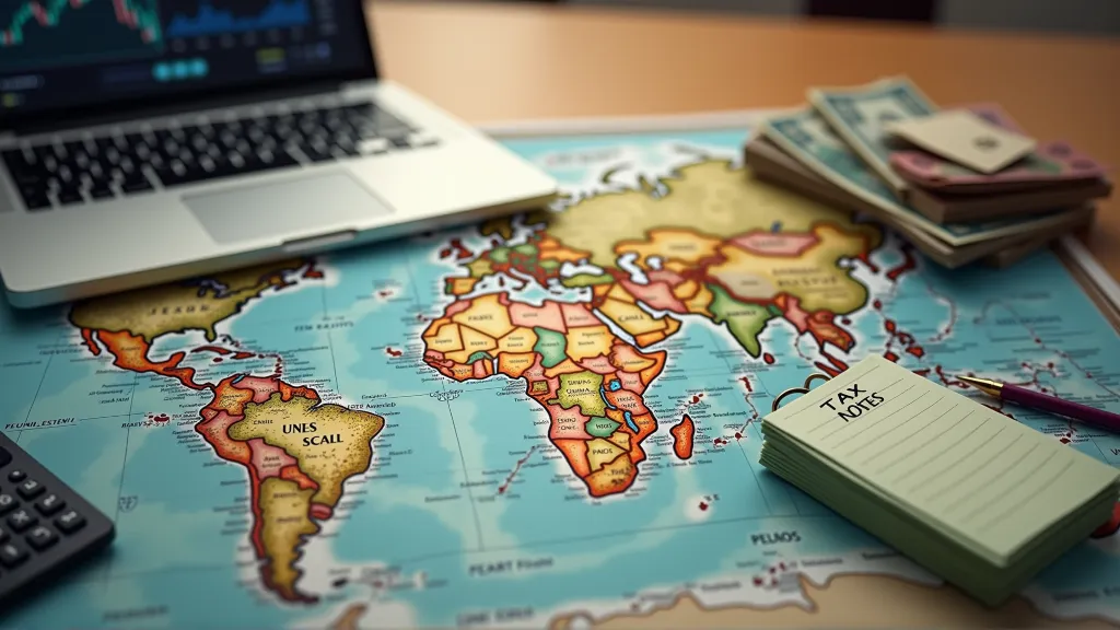 Managing nomad finances with global currencies and tax considerations.