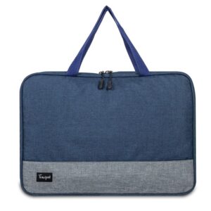Horizon Professional Laptop Sleeve — 15.6" (Navy Blue & Heather Grey)