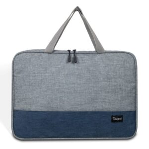 Horizon Professional Laptop Sleeve — 15.6" (Heather Grey & Navy)