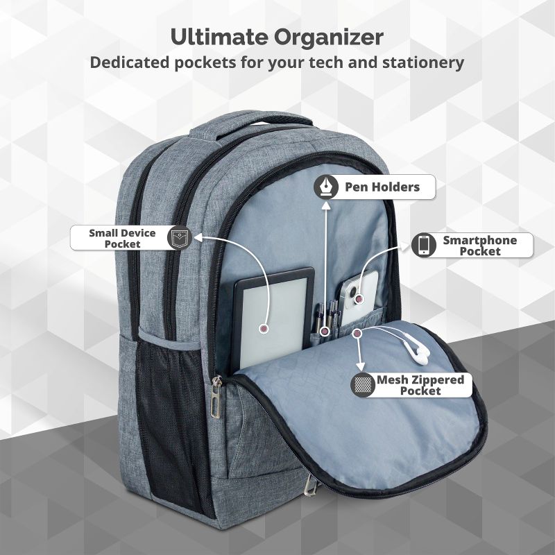 Navigator Laptop Backpack — 30L (Slate Grey) - Image 2