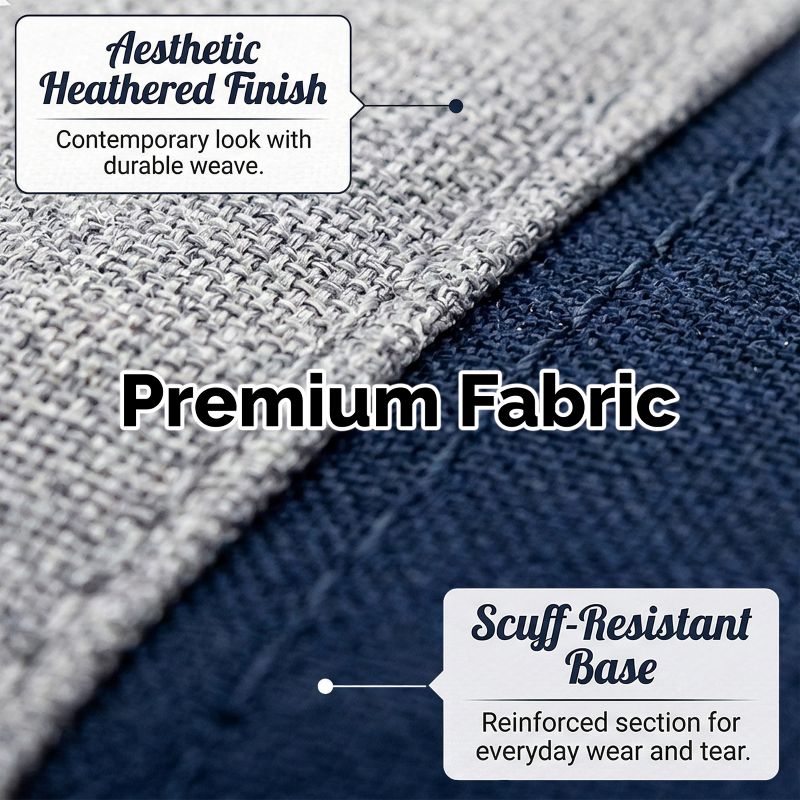 Horizon Professional Laptop Sleeve — 15.6" (Navy Blue & Heather Grey) - Image 5